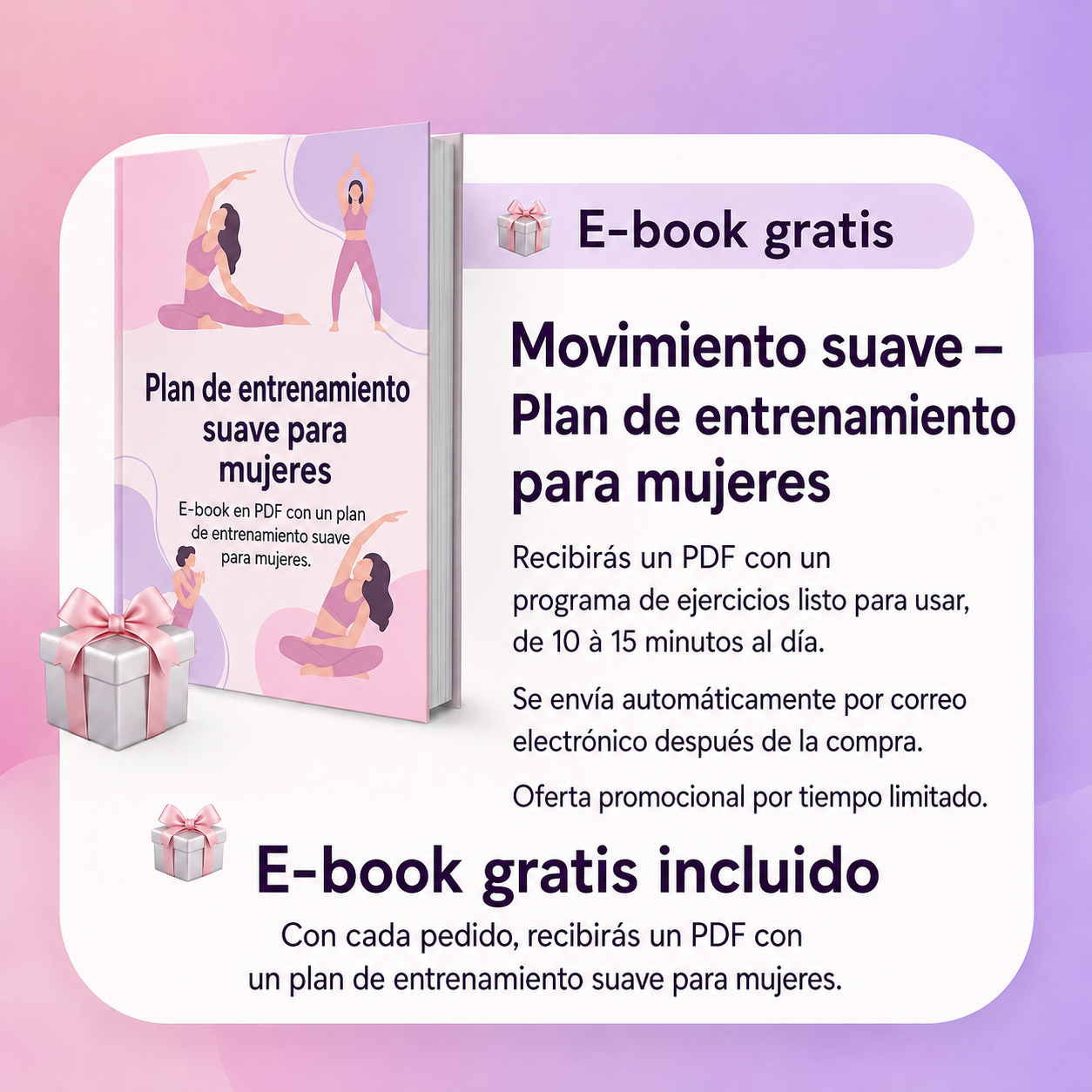 HomeFit ©️ - Empieza a cuidarte desde casa, sin dolor y sin presión.